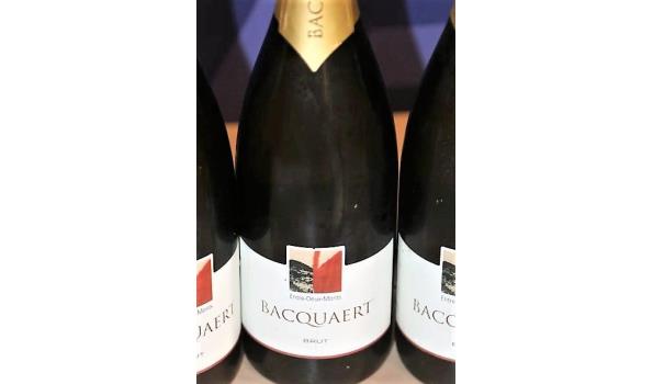 6 flessen à 75cl mousserende wijn, BACQUAERT, Entre-Deux-Monts, Brut